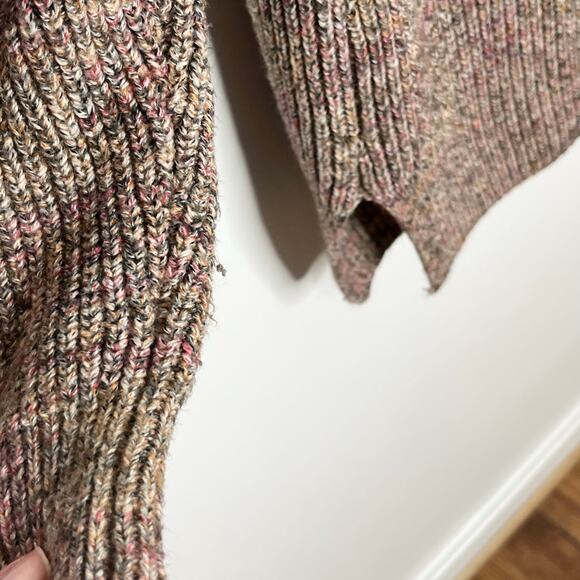 Marine Layer Womens Cabin Cardigan Sweater Small Brown Haether Knit Pockets - Picture 12 of 12